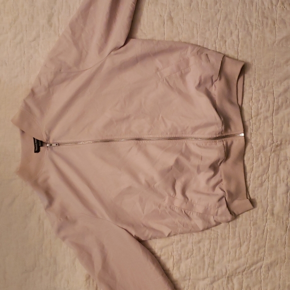 American Apparel Jackets & Blazers - Lightweight nude bomber jacket american apparel